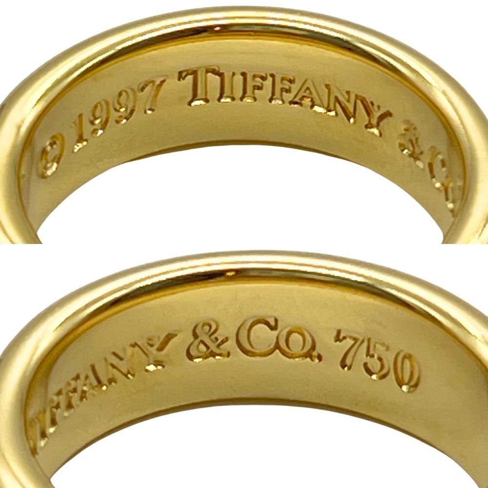TIFFANY&CO. ティファニー 1837 ナロー リング 指輪 K18イエロー