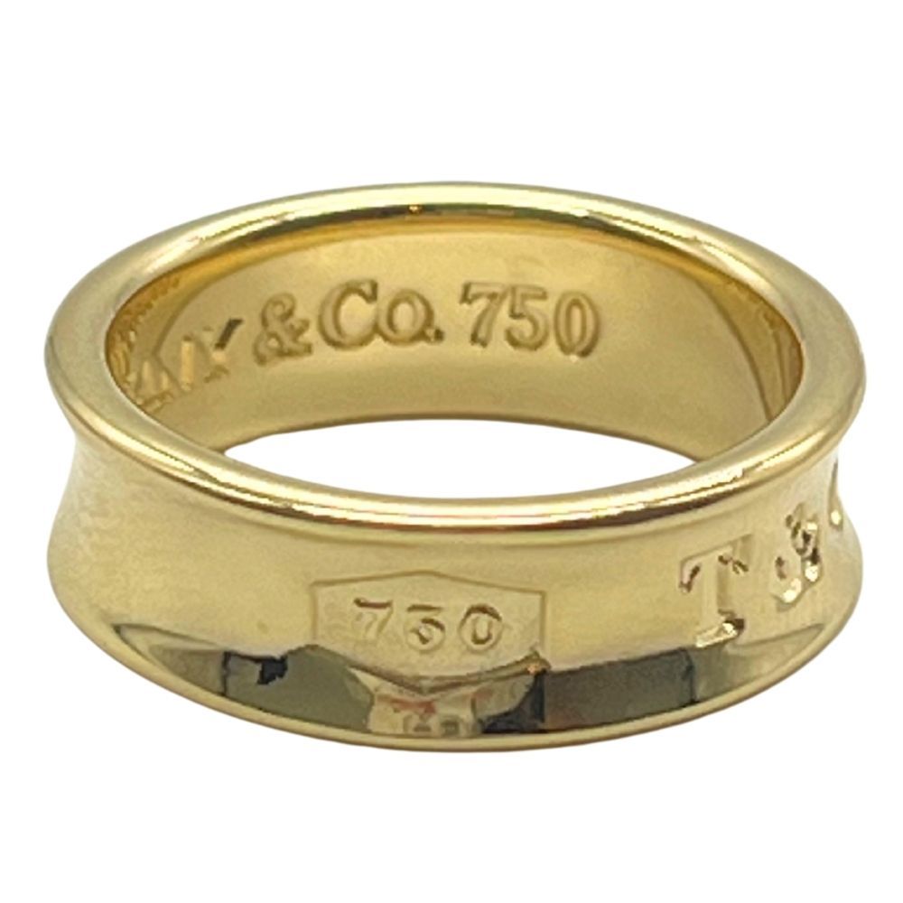 TIFFANY&CO. ティファニー 1837 ナロー リング 指輪 K18イエロー