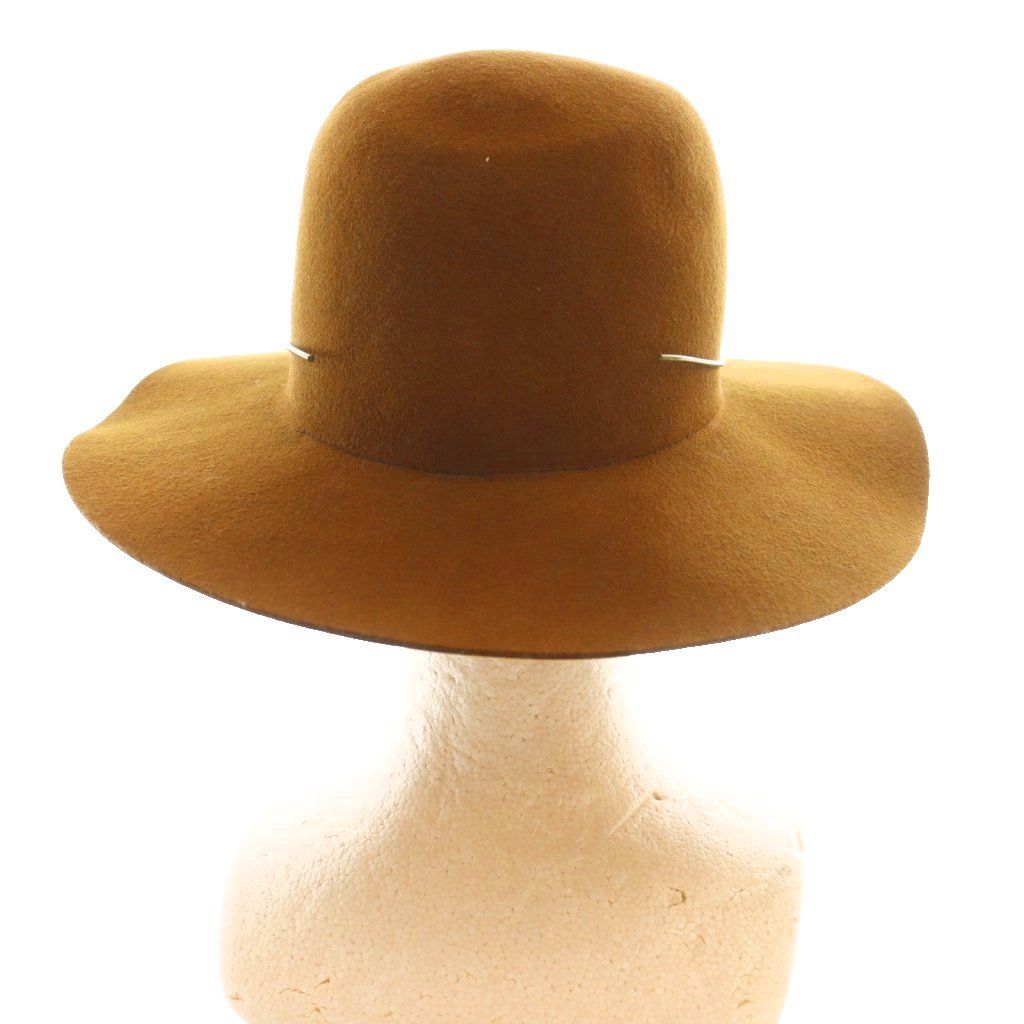 Janessa Leoneウールハット ジャネッサレオン JANESSA LEONE 中折れハット 帽子 ウール 茶