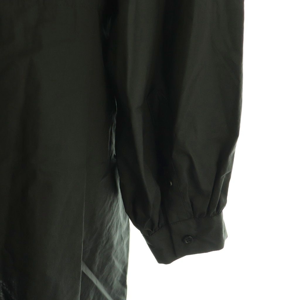 エンフォルド ENFOLD シャツ チュニックワンピース 膝丈 38 ブラック