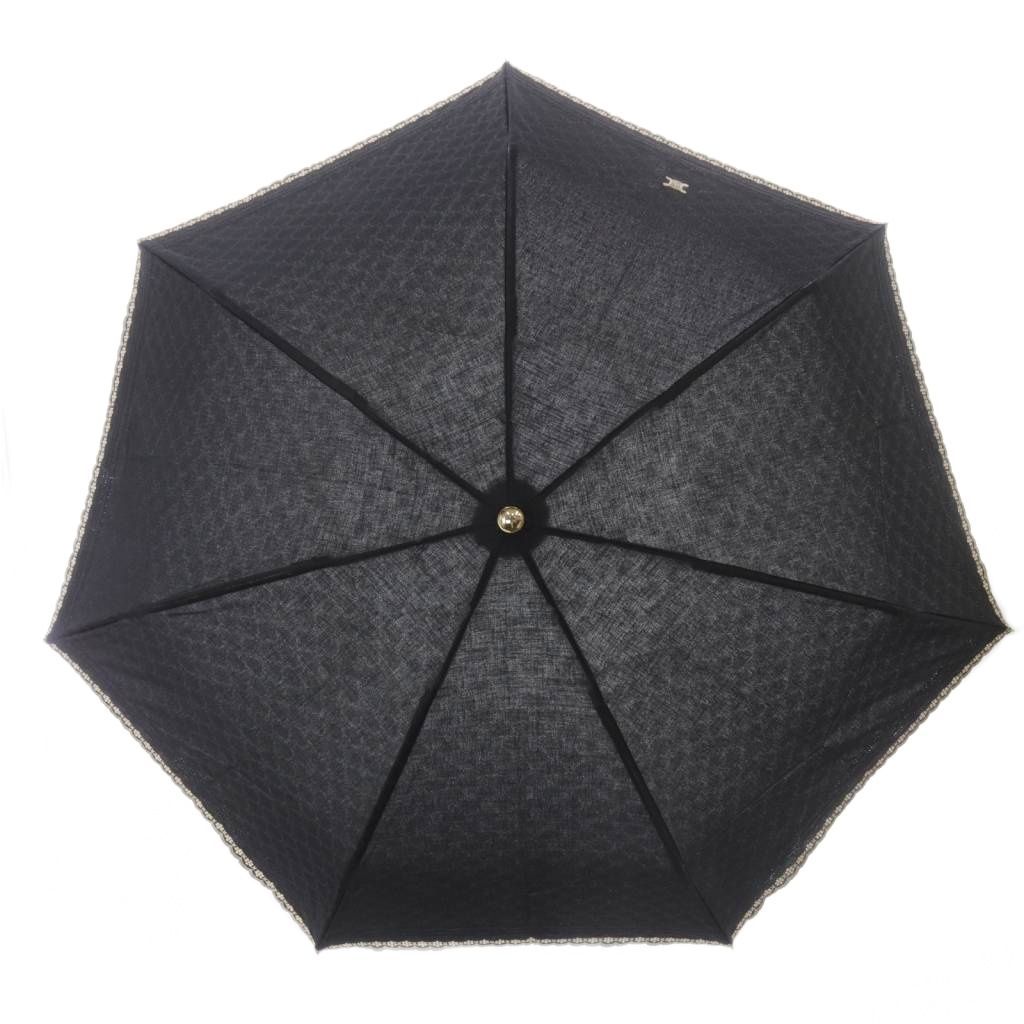 CELINE セリーヌ 日傘 折りたたみ レース　ブラック セリーヌ 日傘 折りたたみ 黒 CELINE セリーヌ 日傘 折りたたみ レース