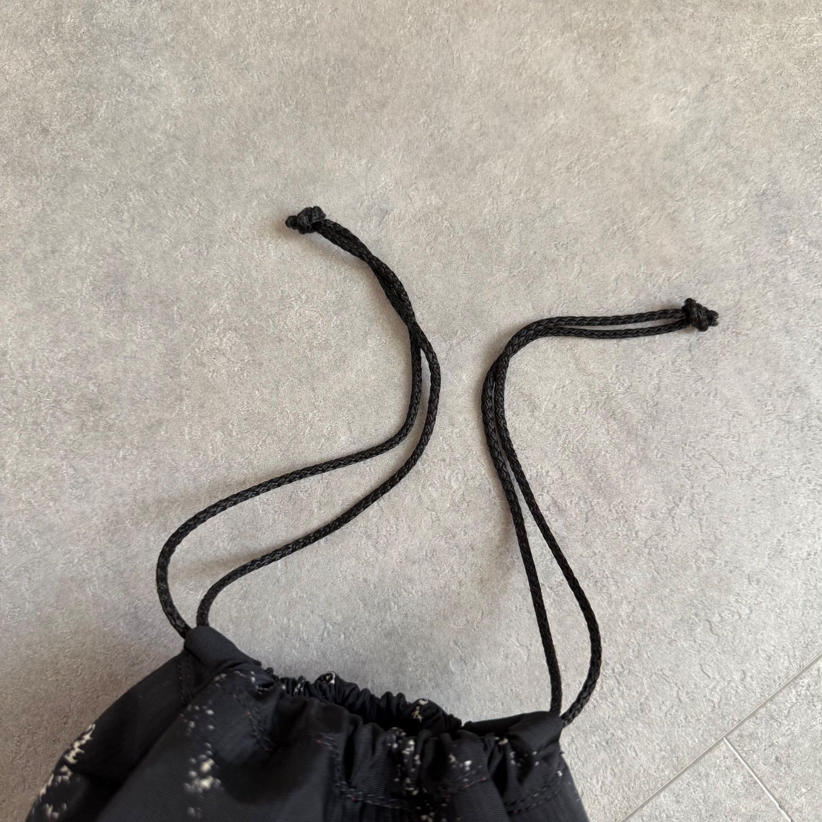 極美品 CHANEL シャネル 巾着ポーチ ニュートラベルライン ナイロン