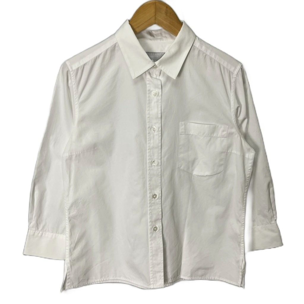 マーガレットハウエル MARGARET HOWELL コットン七分袖シャツ コットン