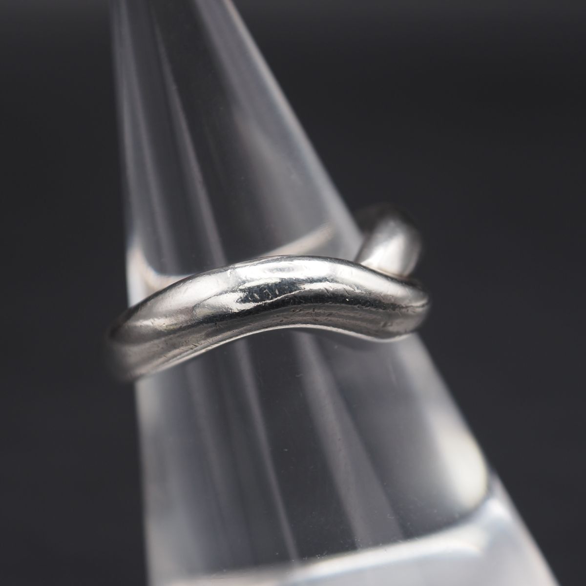 L619 ヴィンテージ SILVER刻印 リング デザイン シルバー 指輪 11号