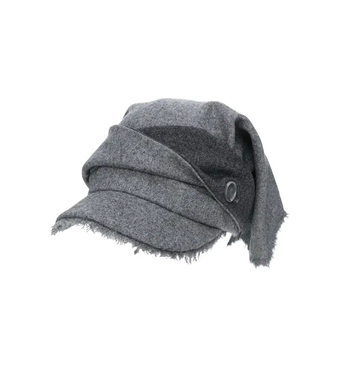 OJOS スカーフ ベール ウールキャップ グレー オホス OJOS スカーフ ベール ウールキャップ グレー オホス