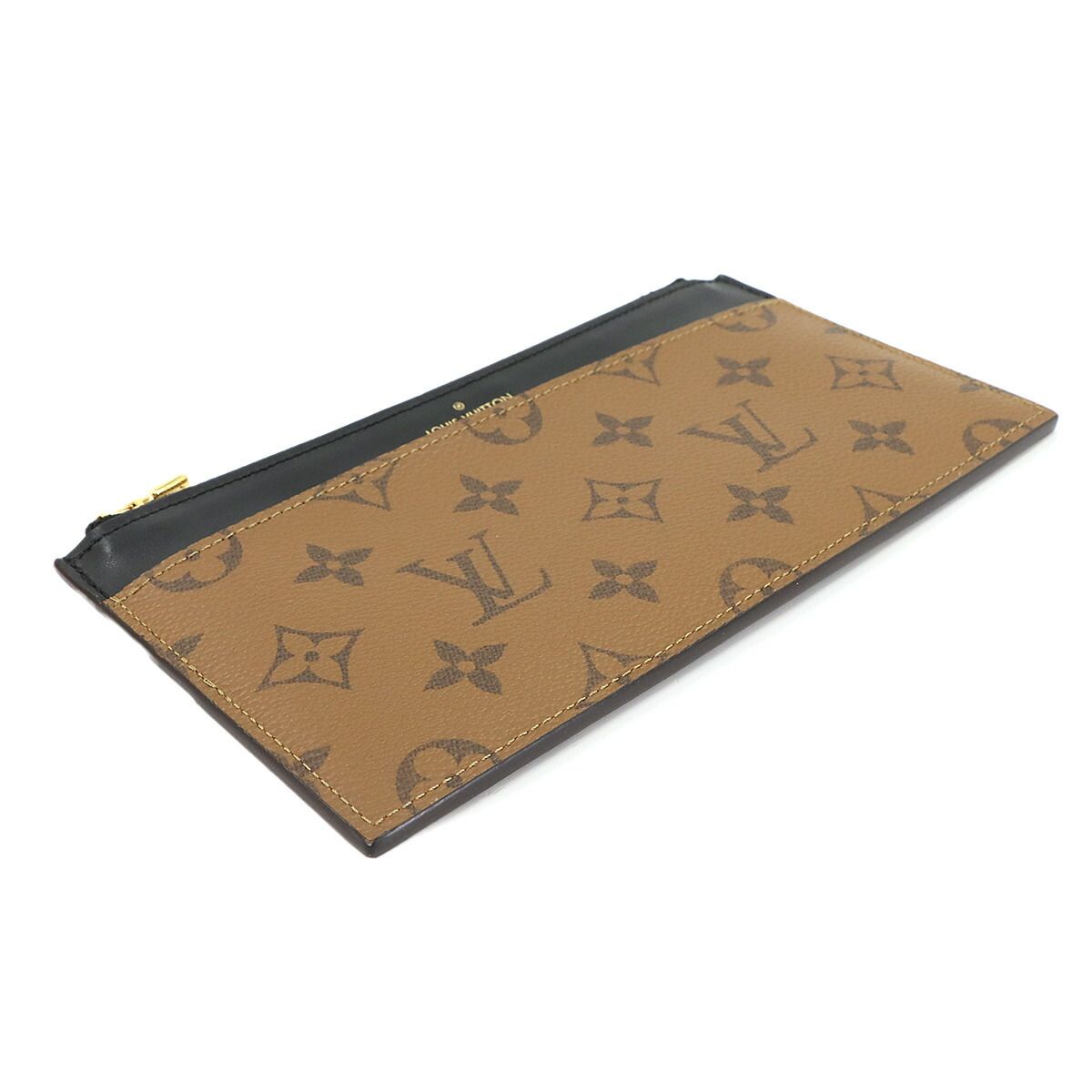 ルイ ヴィトン LOUIS VUITTON モノグラム リバース スリムパース 長