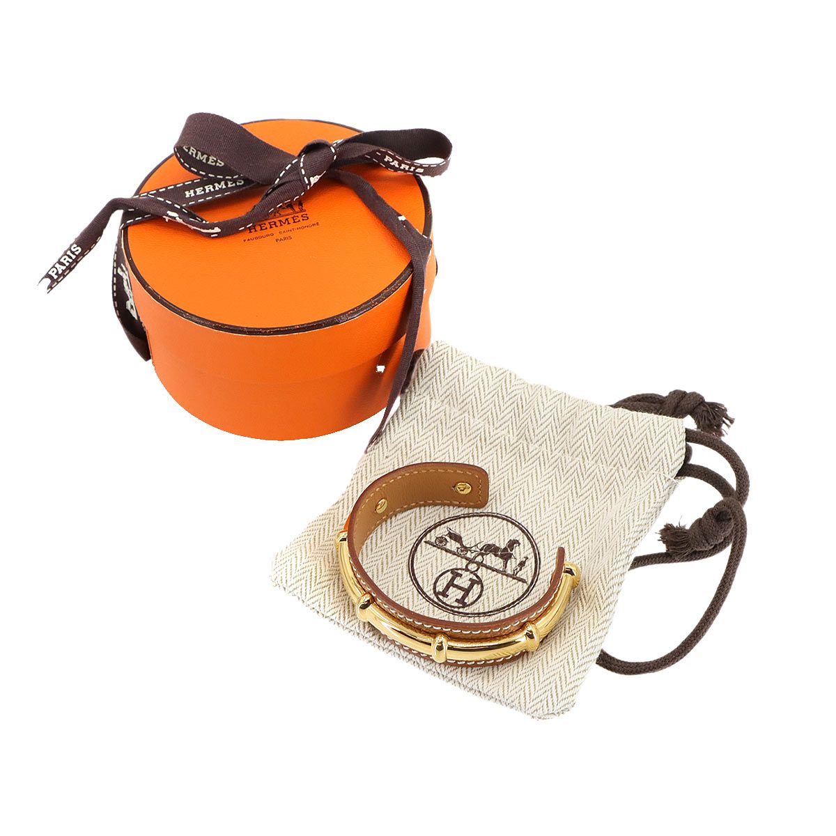 新品同様 エルメス HERMES アガタ バングル ブレスレット クシュベル