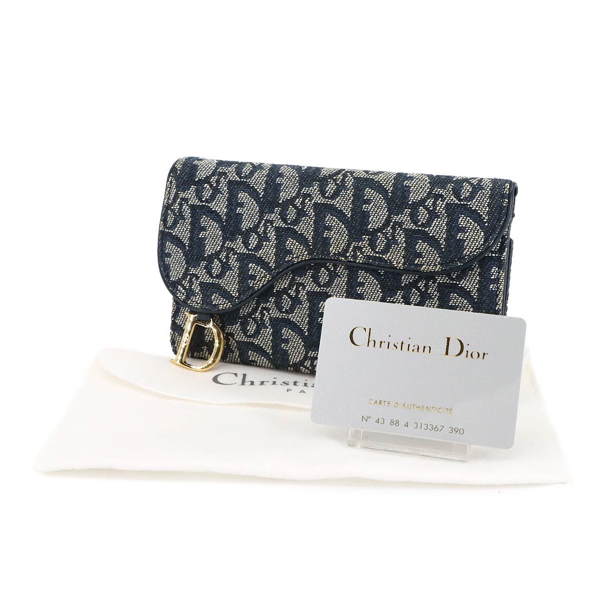 新品同様 クリスチャン ディオール Christian Dior トロッター サドル