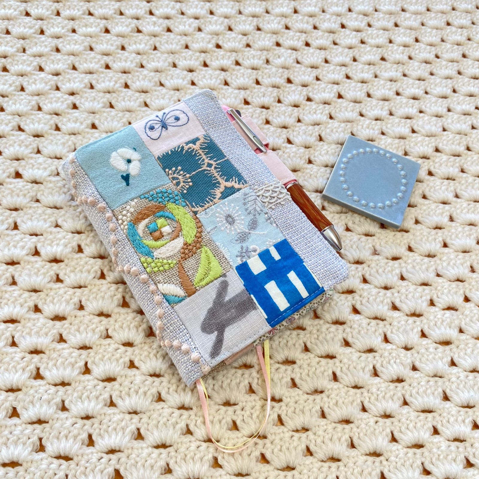 ほぼ日手帳カバー オリジナルサイズ (A6) ミナペルホネン tambourine