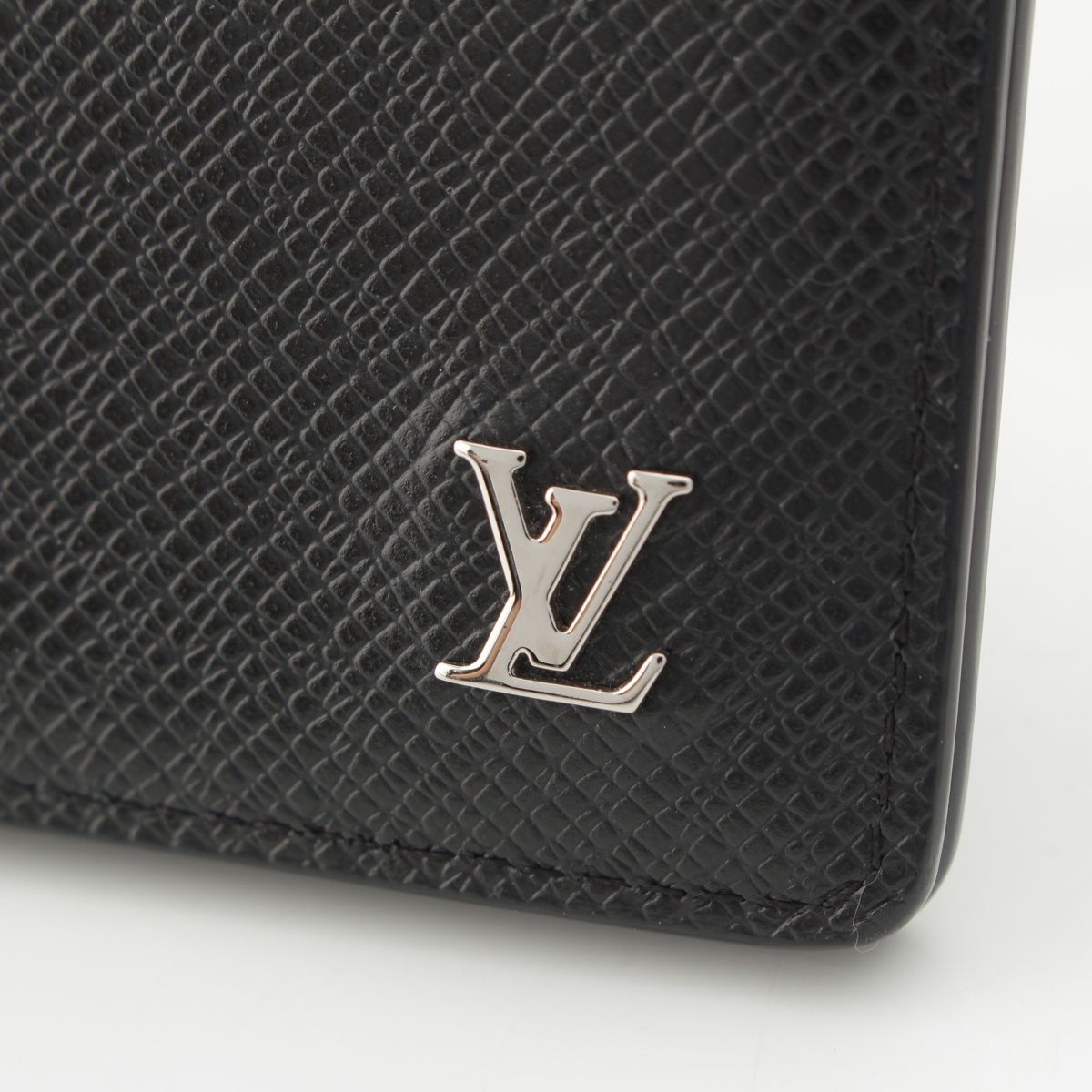Louis Vuitton 名刺入れ 黒 レザー(タイガ) すぐ届く Louis Vuitton タイガ 名刺入れ カードケース ブラック