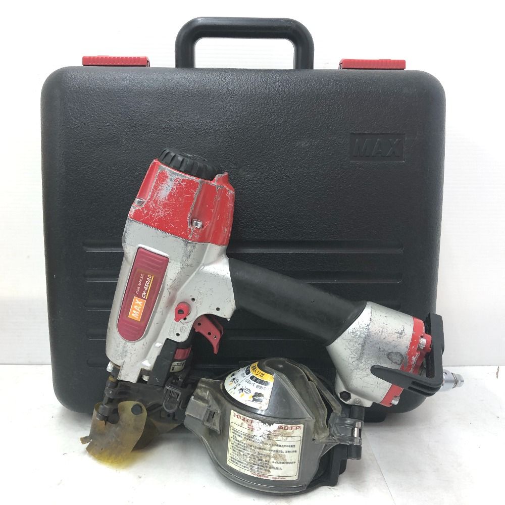 MAX マックス 50mm 釘打機 常圧コイルネイラ 下地専用機 ケース付 CN