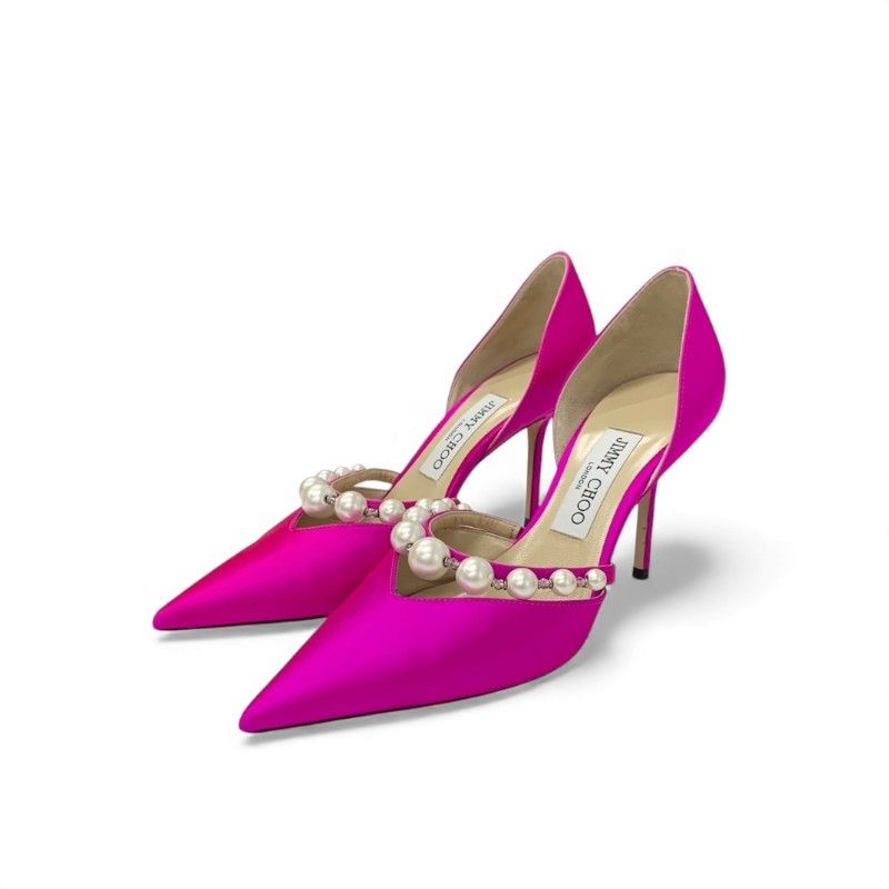 ジミーチュウ JIMMY CHOO Aurelie85 パンプス 靴 シューズ サテン