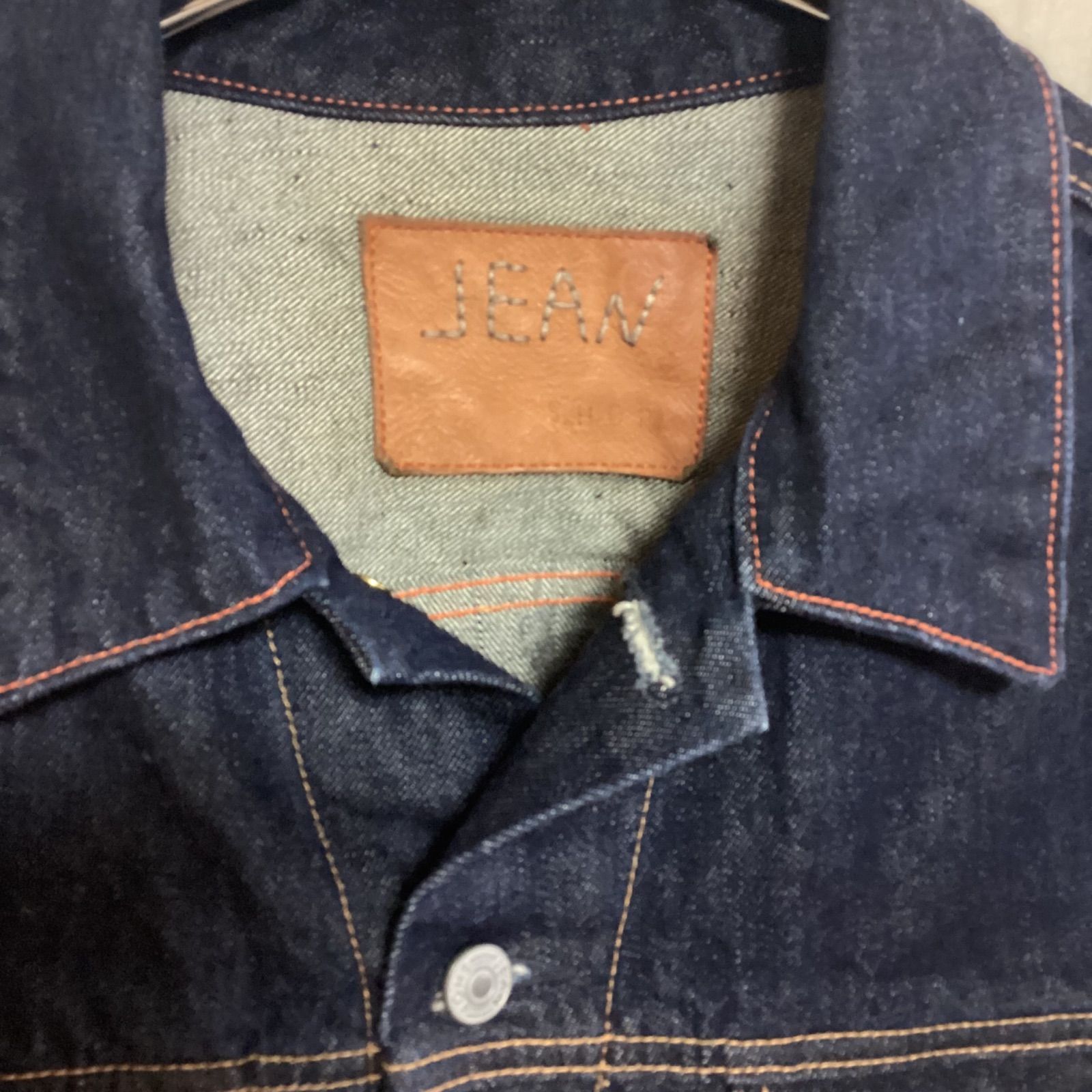 JEAN SHOP デニムジャケット USA製 セルビッジ 耳付き メンズM 3rd 