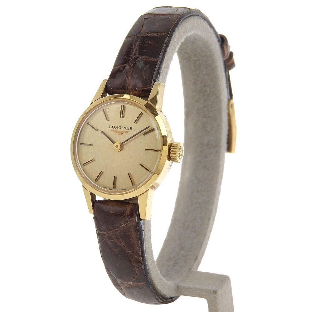 LONGINES】ロンジン 手巻 cal.L.817.4 金メッキ 手巻き レディース