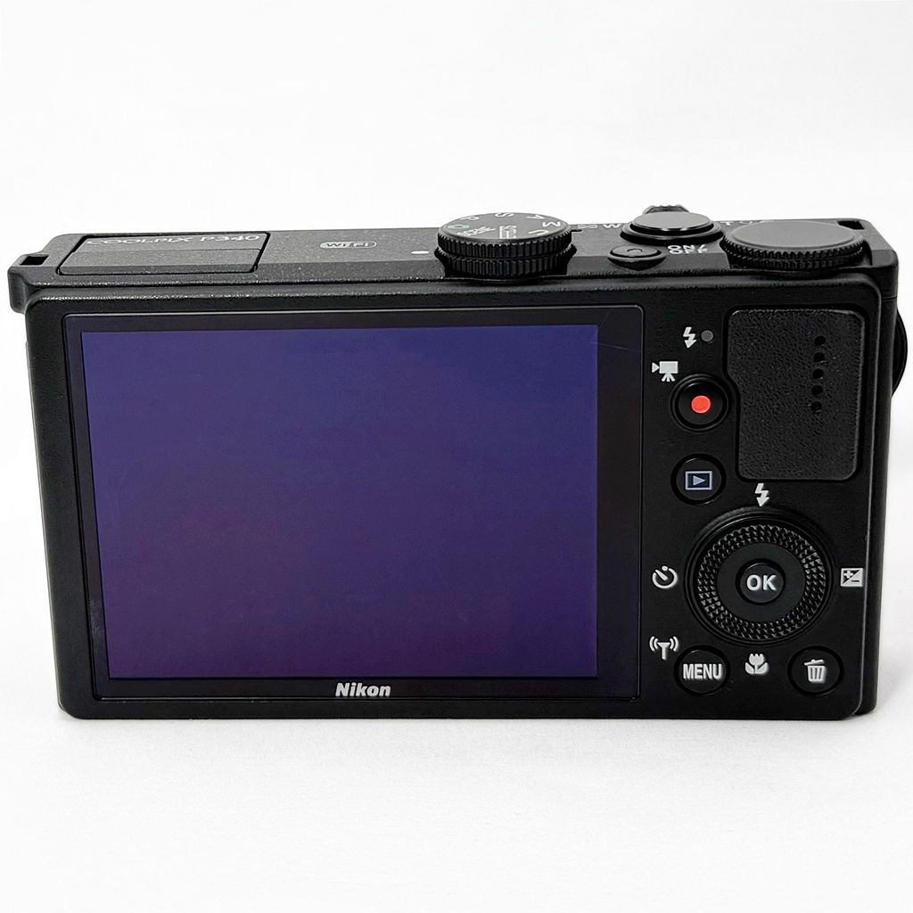 ニコン Nikon COOLPIX P340 BK ブラック コンデジ カメラ 中古 - メルカリ