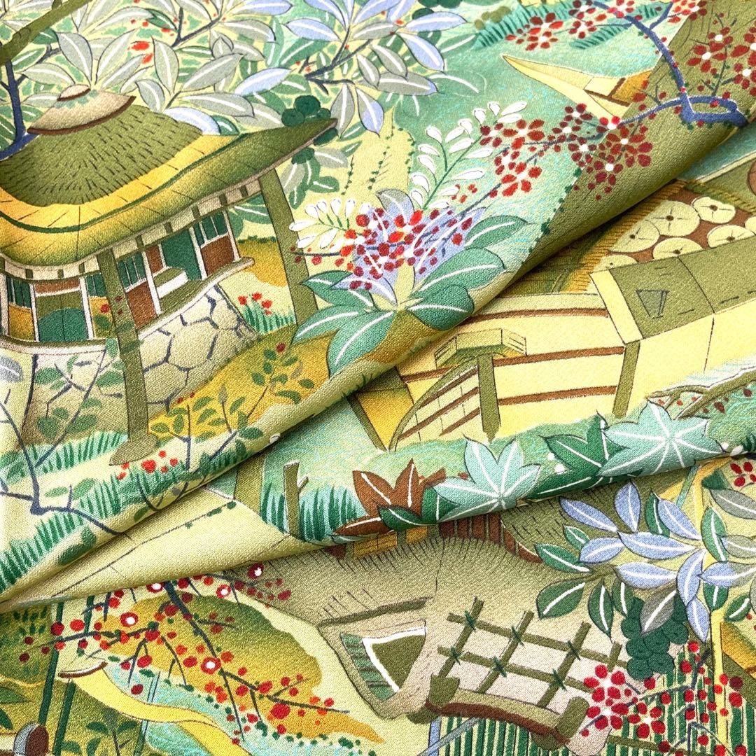 姉さんです❣️ 【着物と帯 時流】ポ25814t◆洗える着物 小紋◆ machigiya_tkkm-2430