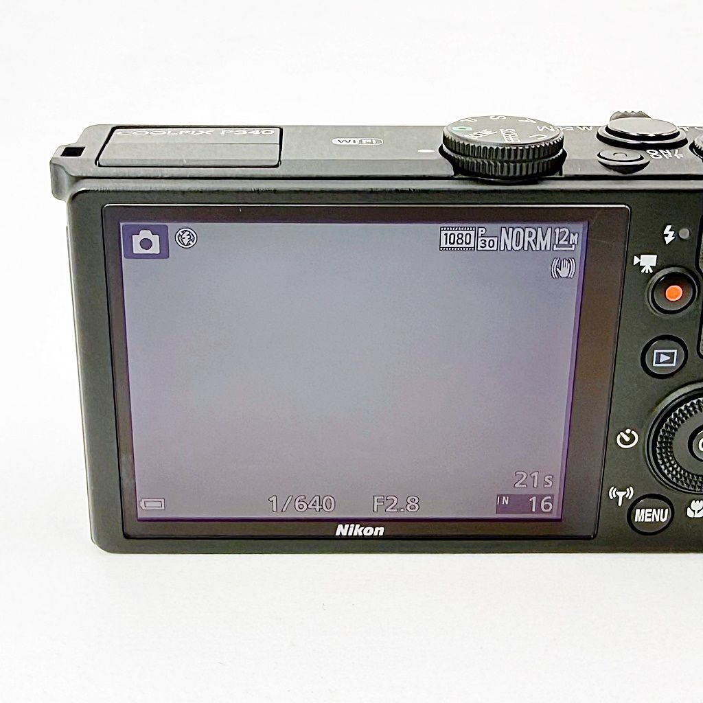 ニコン Nikon COOLPIX P340 BK ブラック コンデジ カメラ 中古 - メルカリ