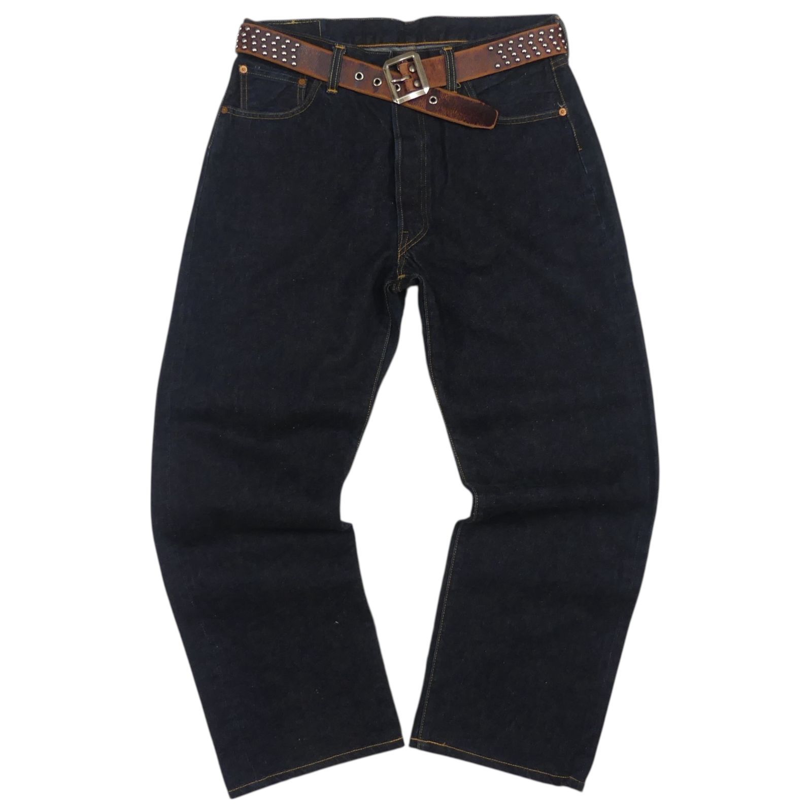 リーバイス501XXヴィンテージ復刻 W36 Levi's バレンシア 555 濃紺 赤