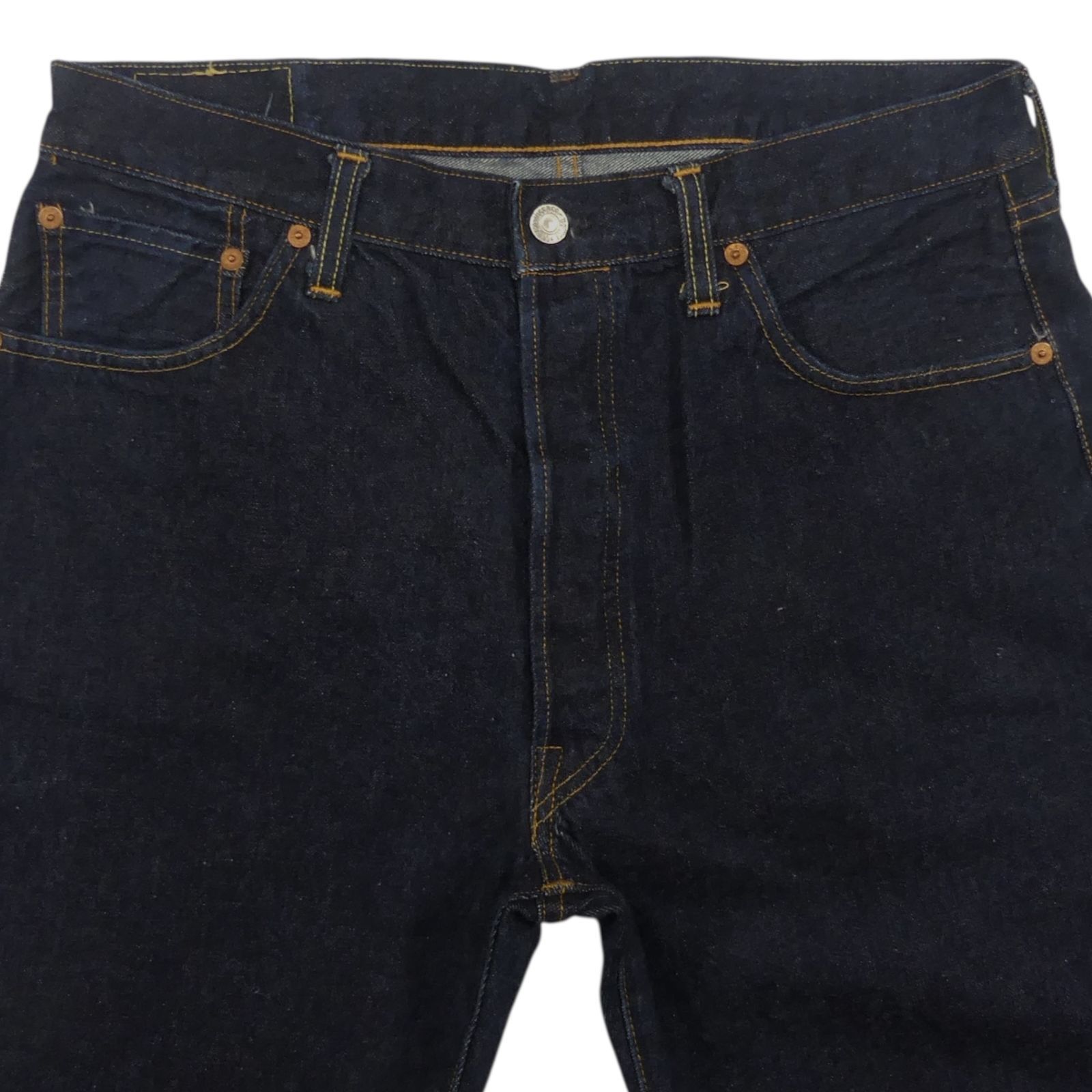 リーバイス501XXヴィンテージ復刻 W36 Levi's バレンシア 555 濃紺 赤