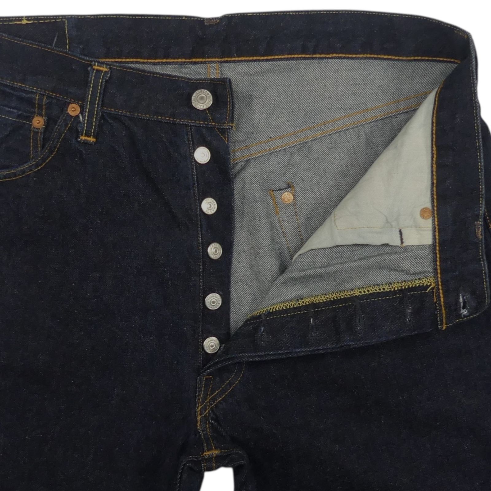 リーバイス501XXヴィンテージ復刻 W36 Levi's バレンシア 555 濃紺 赤