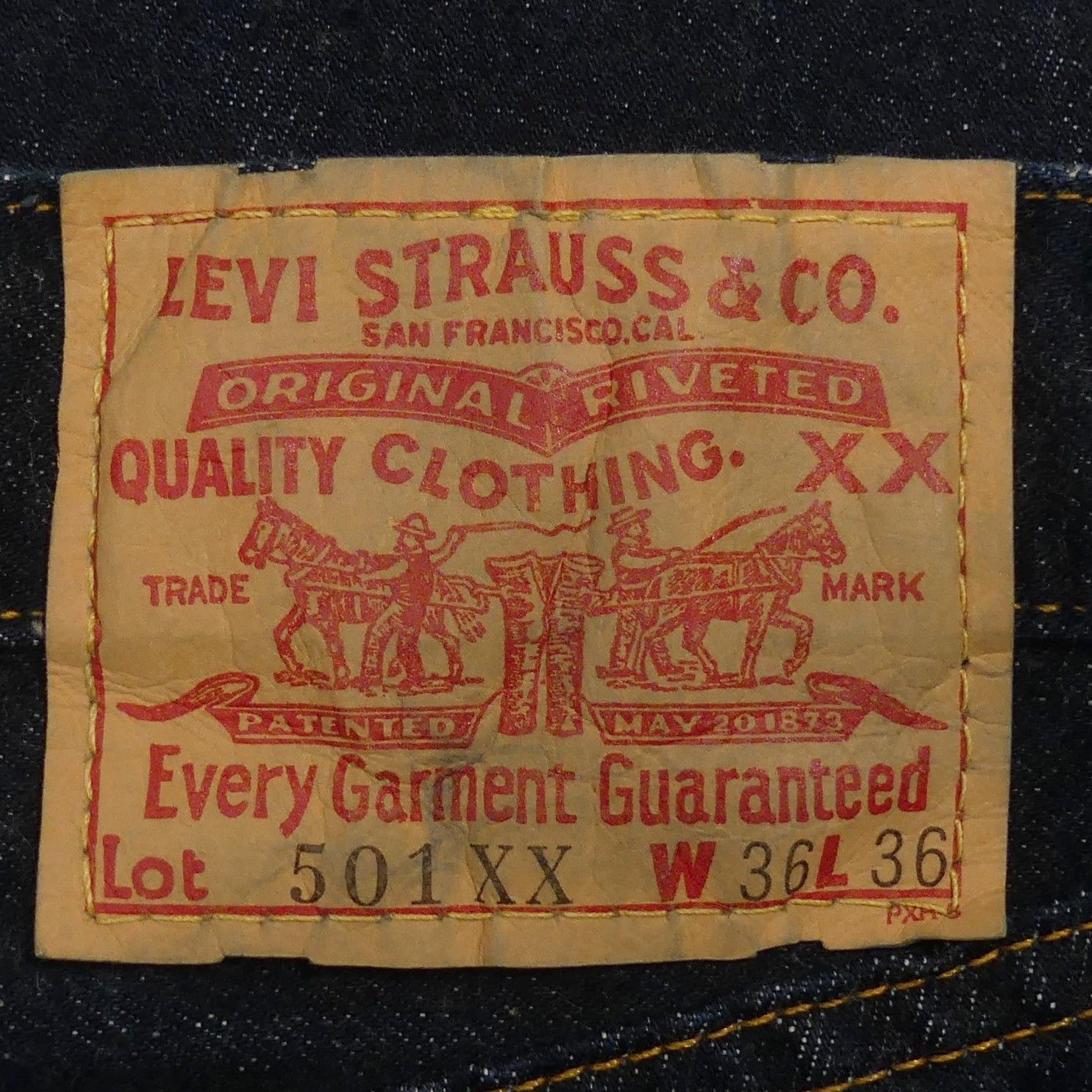 Levi's 501 LVC バレンシア 復刻 W36 赤耳 66 Levi's（リーバイス