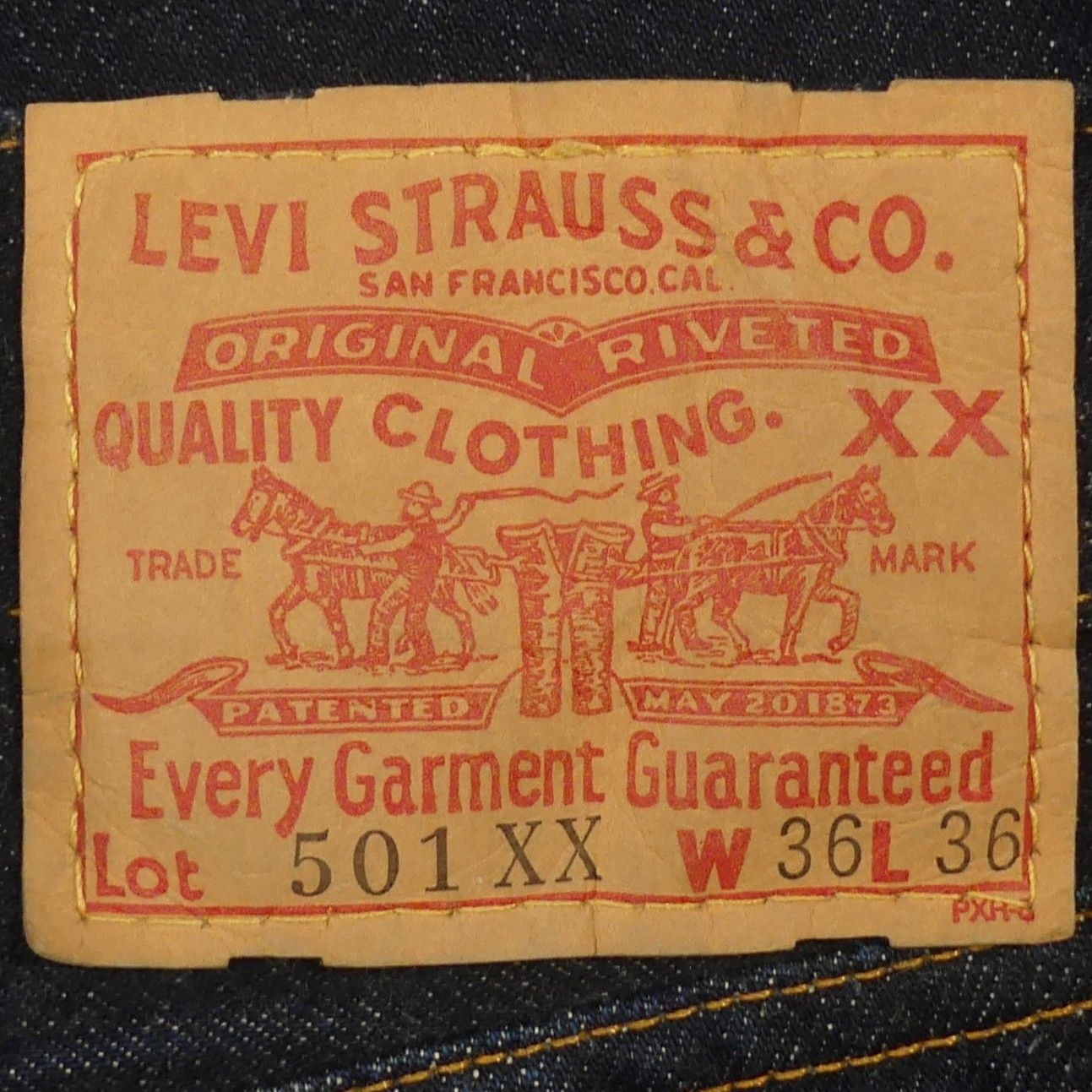 リーバイス501XXヴィンテージ復刻 W36 Levi's バレンシア フラッシャー