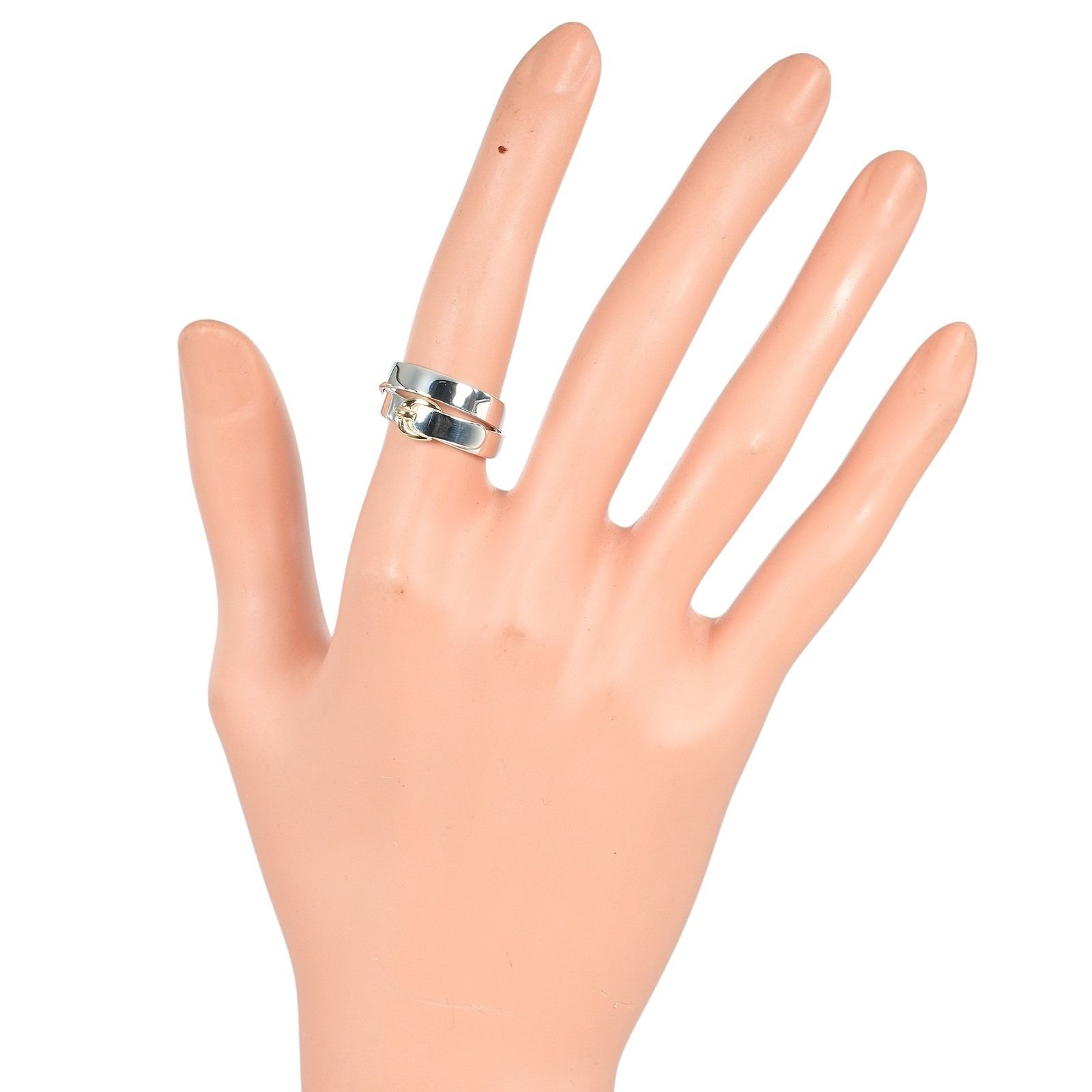 HERMES】エルメス ダブルトゥルー ベルトモチーフ ビンテージ シルバー