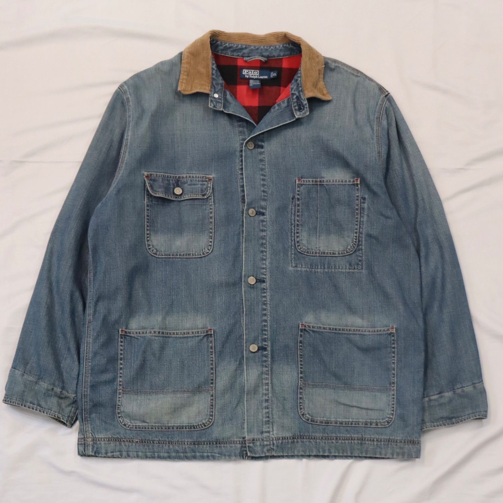 古着　90s　ポロバイラルフローレン　カバーオール　チョアコート 古着 90s ポロバイラルフローレン カバーオール チョアコート 古着 90s