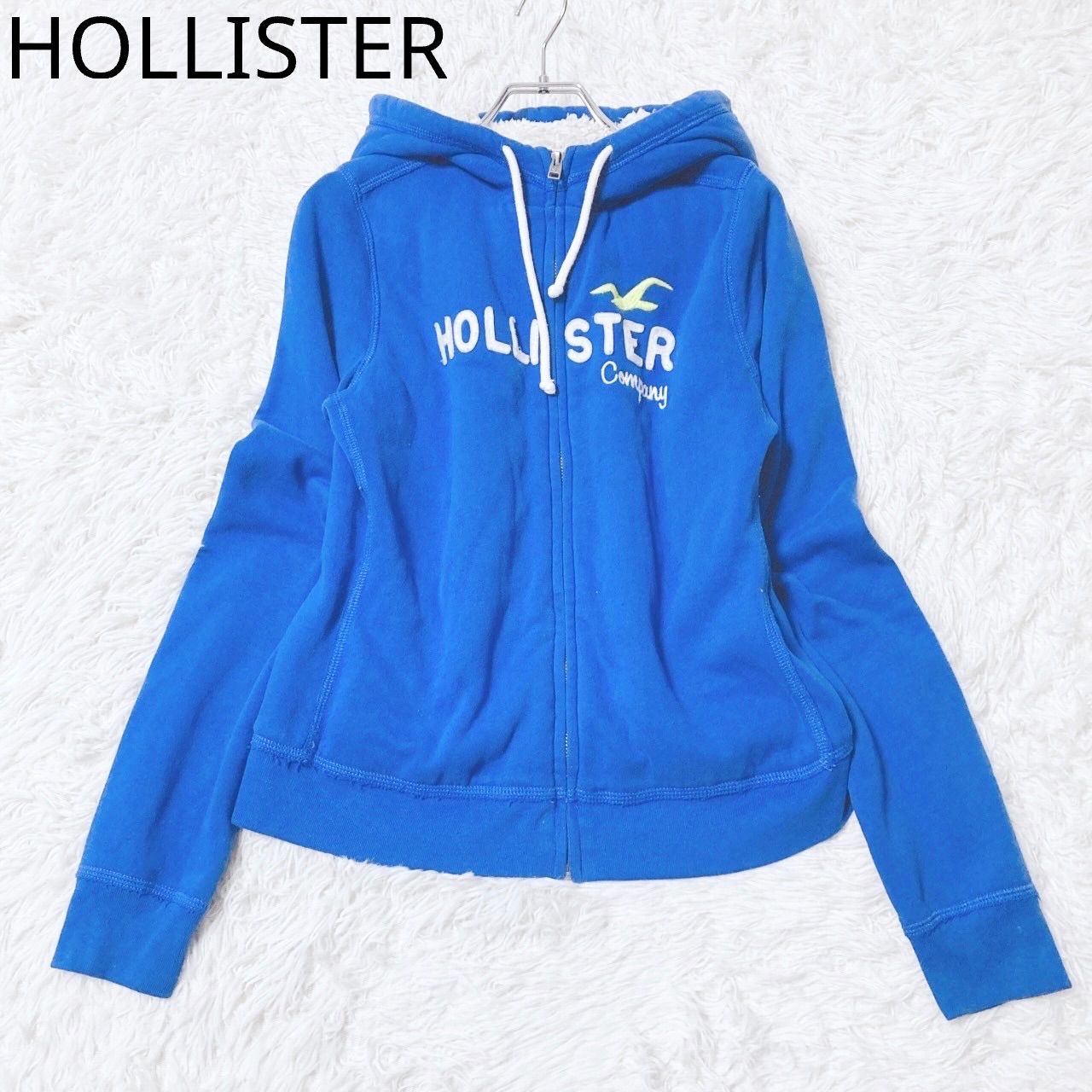Hollister ホリスター パーカー HCO ジップアップパーカー 青 ホリスターパーカー メンズ hollister Hollister Co ホリスター