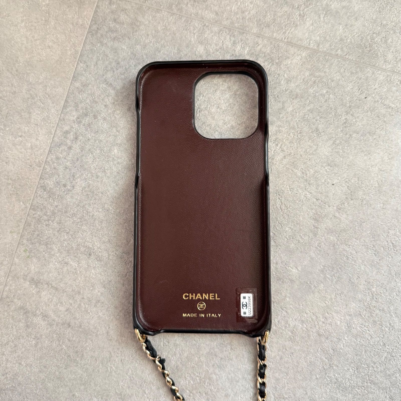 【SALE】CHANEL パールストラップ iPhone14ProMAXケース シャネルchanelブランドアイフォン15ultra/14promaxケースストラップ付
