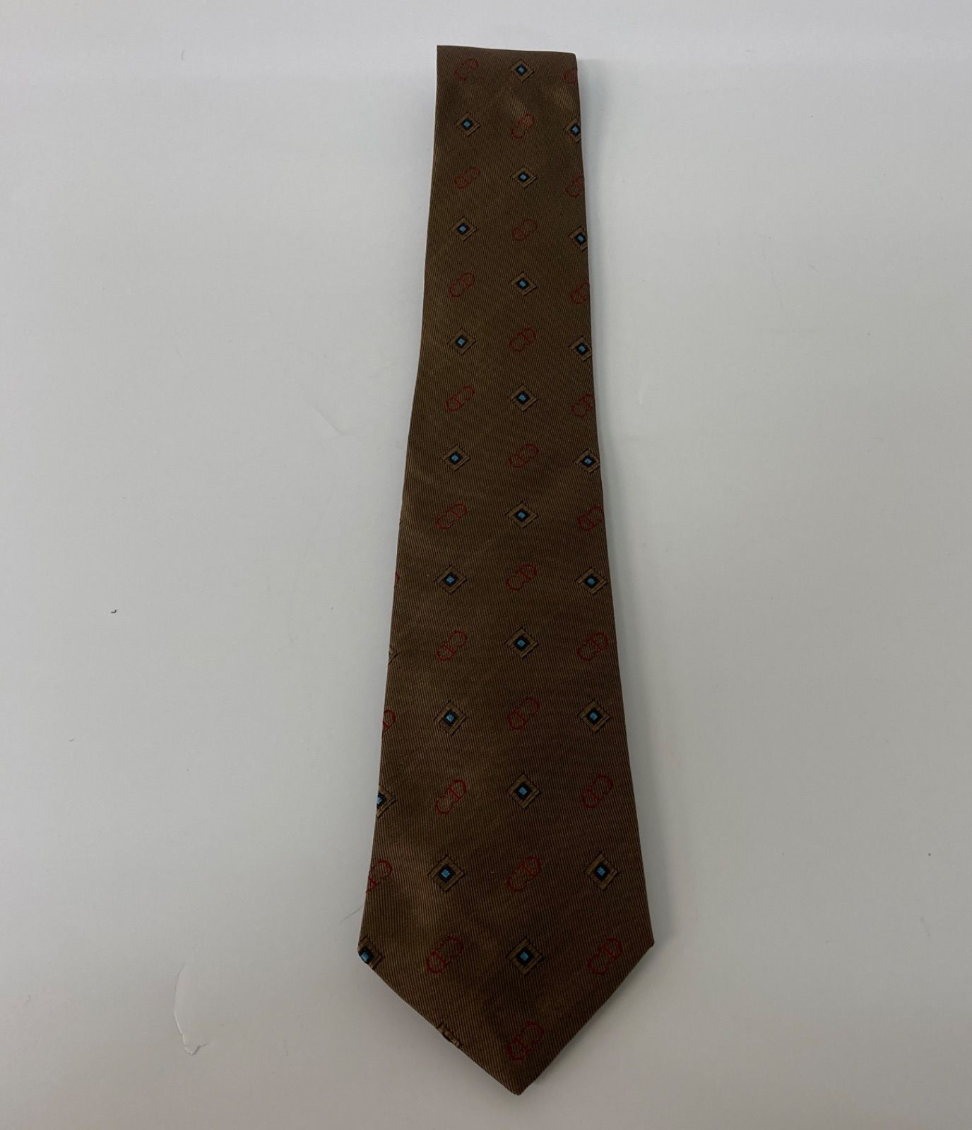 Christian Dior ブラウン ネクタイ Christian Dior クリスチャンディオール ネクタイ ブラウン 【k1403