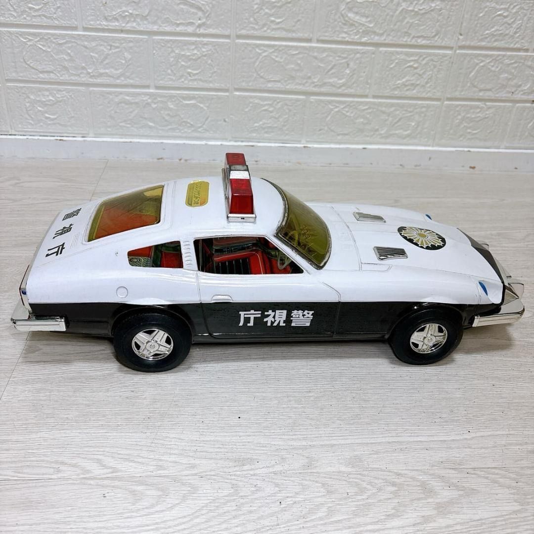 イチコーのニッサン フェアレディZ パトロールカー ブリキ レトロ S130 イチコーのニッサン フェアレディZ パトロールカー ブリキ レトロ S130