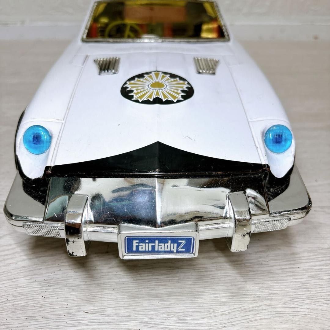 イチコー ニッサン フェアレディZ パトロールカー ブリキ 昭和レトロ
