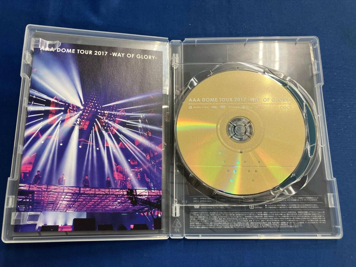 DVD AAA DOME TOUR 2017 -WAY OF GLORY- - メルカリ