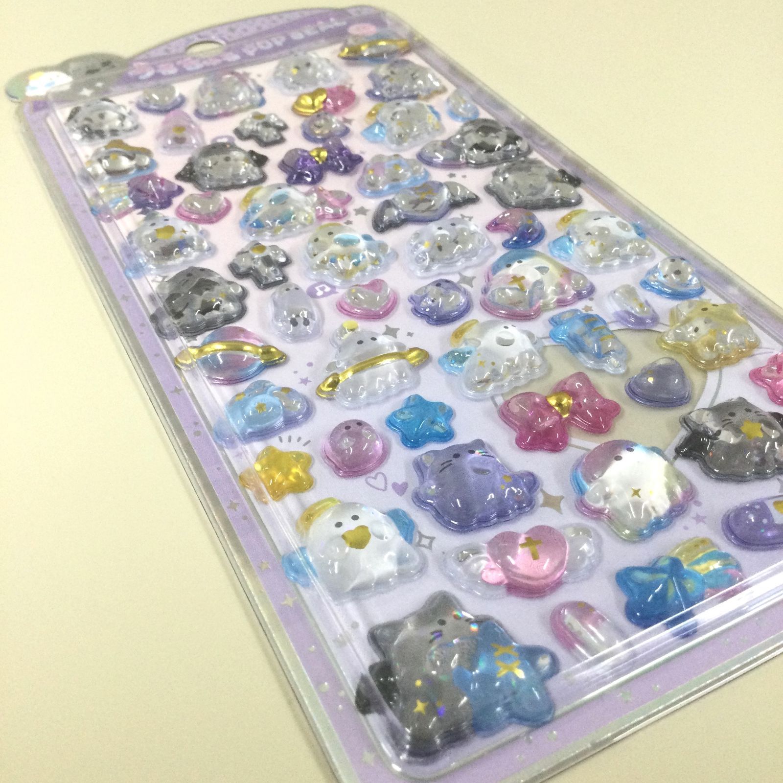 a249【新品・未使用品】うるちゅるポップシール 天使と悪魔 うるちゅる
