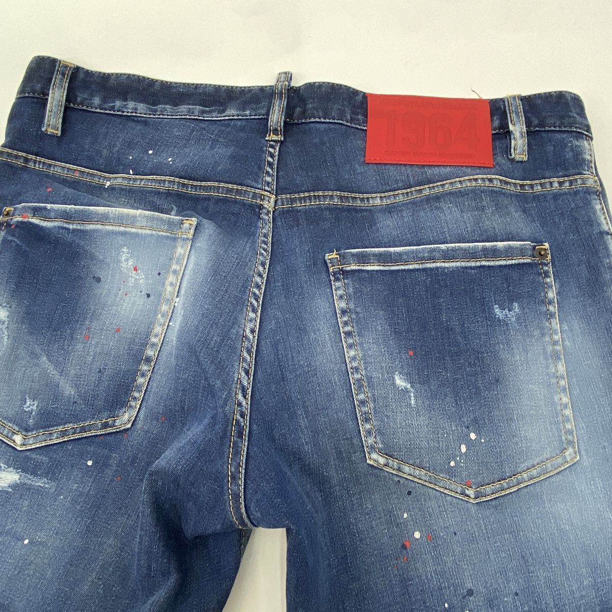 DSQUARED2 ディースクエアード SKATER JEANS ペイント ダメージ加工 