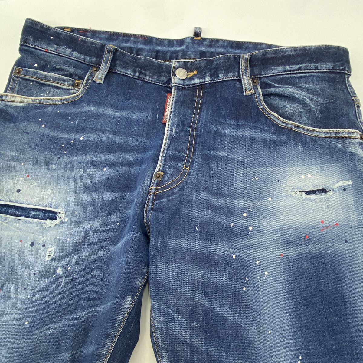 DSQUARED2 ディースクエアード SKATER JEANS ペイント ダメージ加工 