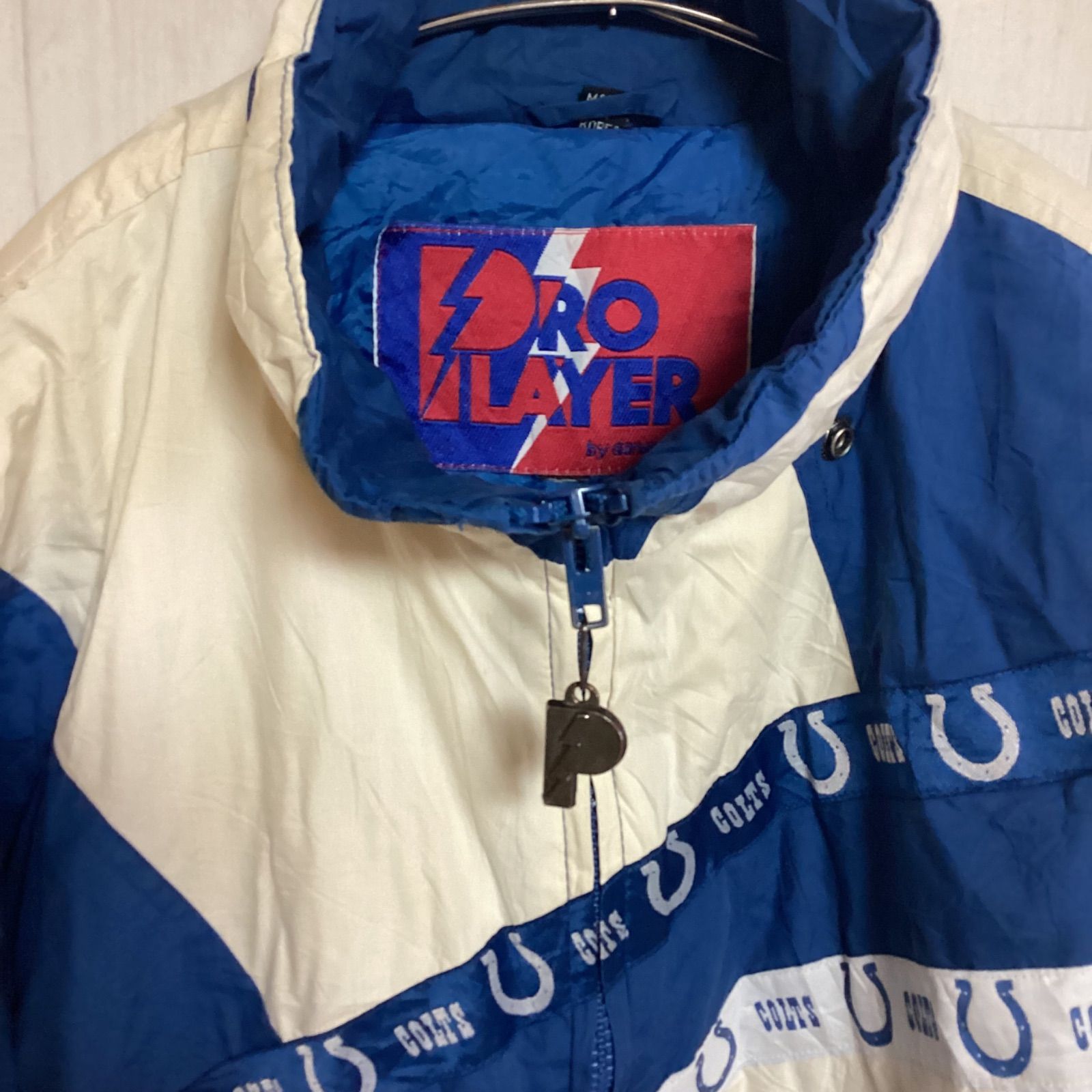 90s PRO PLAYER 製 NFL COLTS（インディアナポリス・コルツ） 中綿 