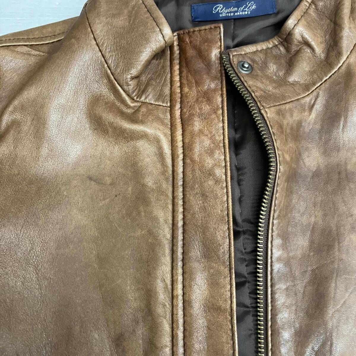 UNITED ARROWS ユナイテッドアローズ ライダースジャケット シングル