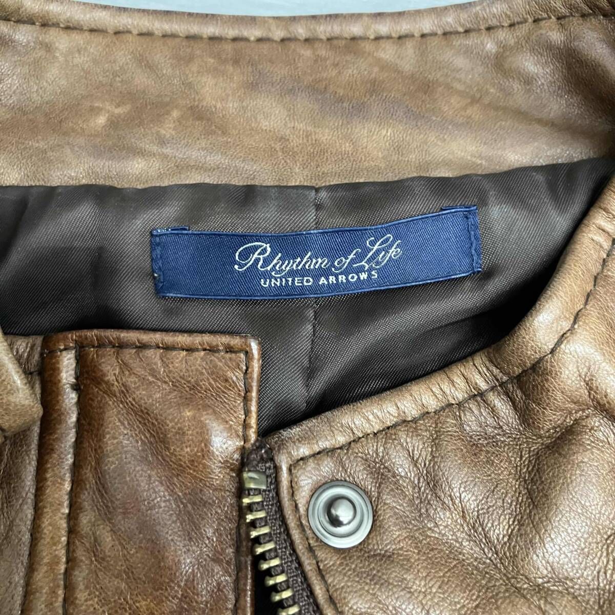 UNITED ARROWS ユナイテッドアローズ ライダースジャケット シングル