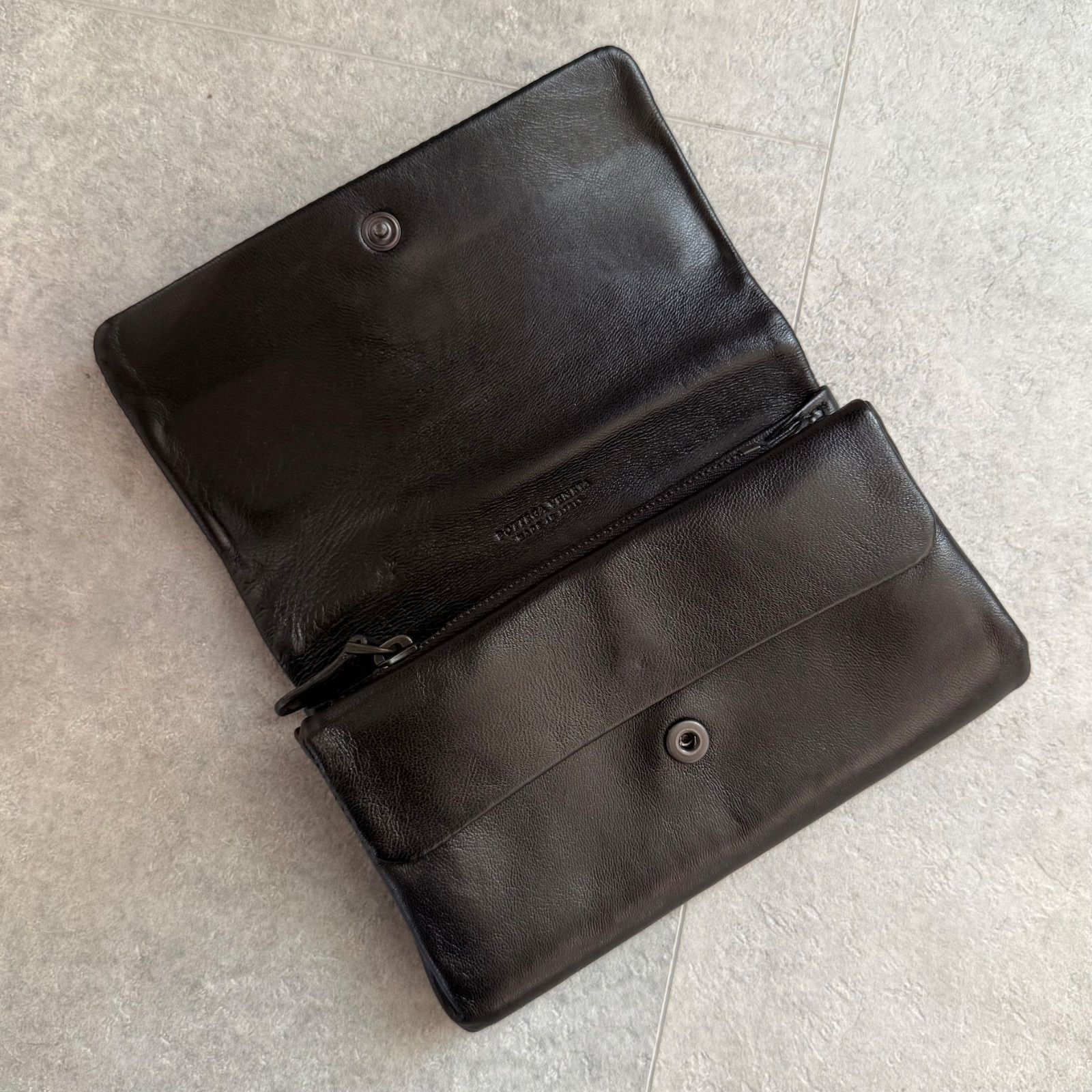 極美品 BOTTEGA VENETA ボッテガヴェネタ イントレチャート ラムレザー