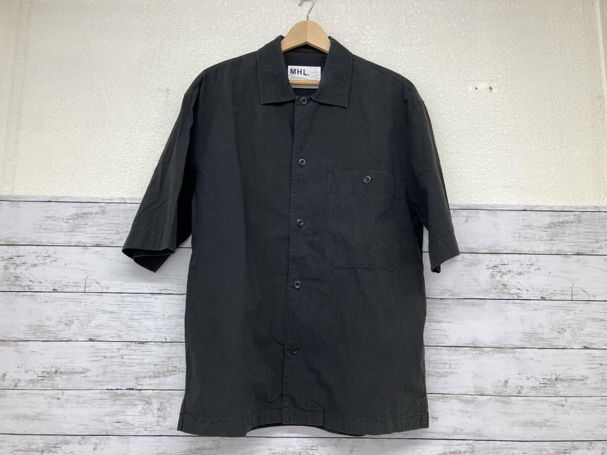 MHL.】半袖シャツ/サイズM/596-4150528 ☆良品☆MHL.(MARGARET HOWELL