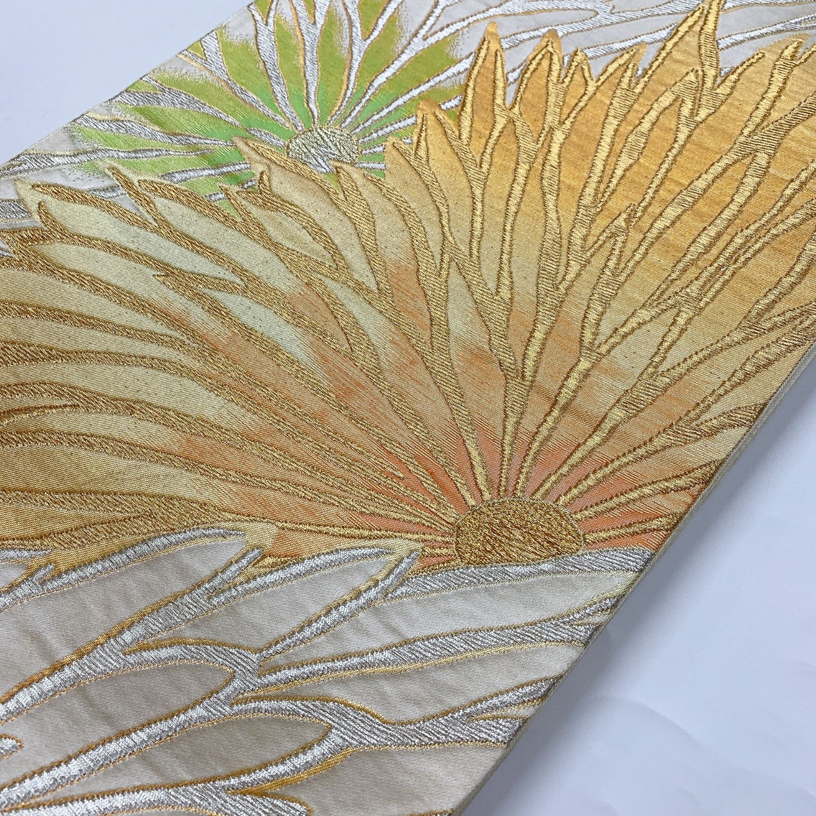 6354］袋帯 草花吉祥文様 金銀糸 六通 正絹 着物 フォーマル - メルカリ