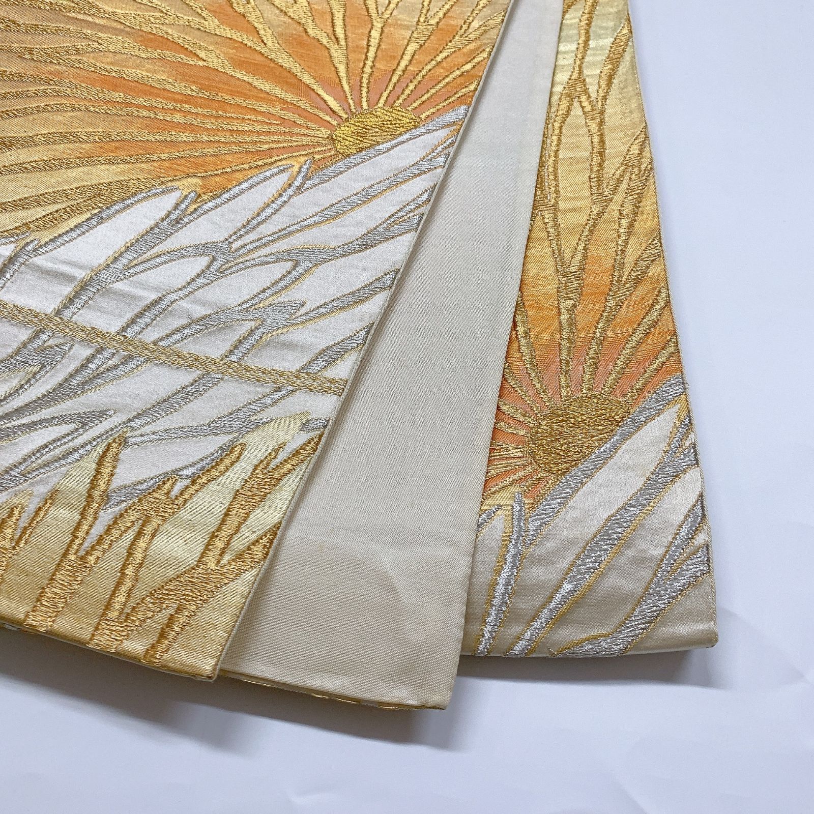 6354］袋帯 草花吉祥文様 金銀糸 六通 正絹 着物 フォーマル - メルカリ