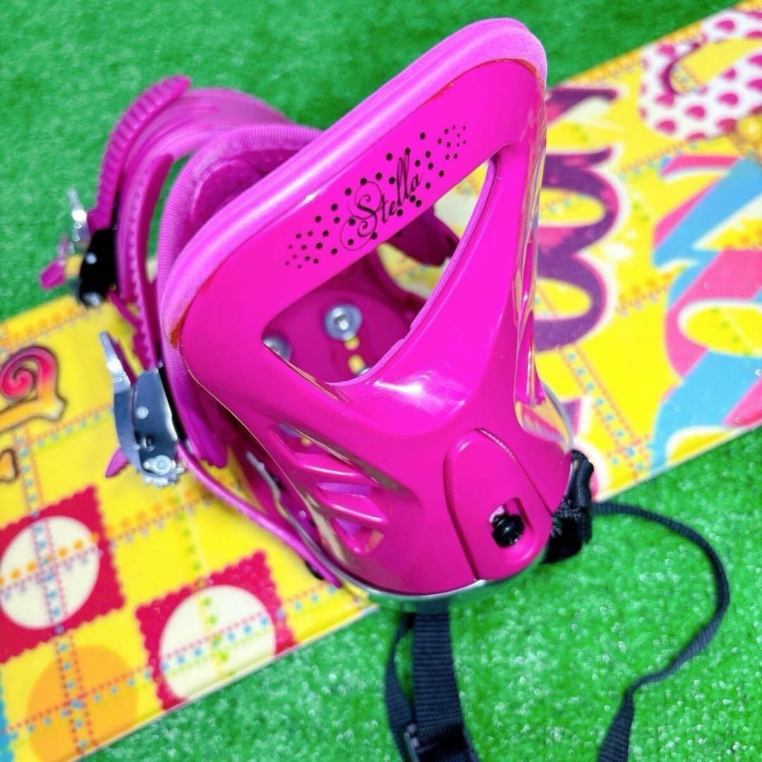 SPOON スプーン 143cm 板 ビンディング付き 子供 レディース 送料無料