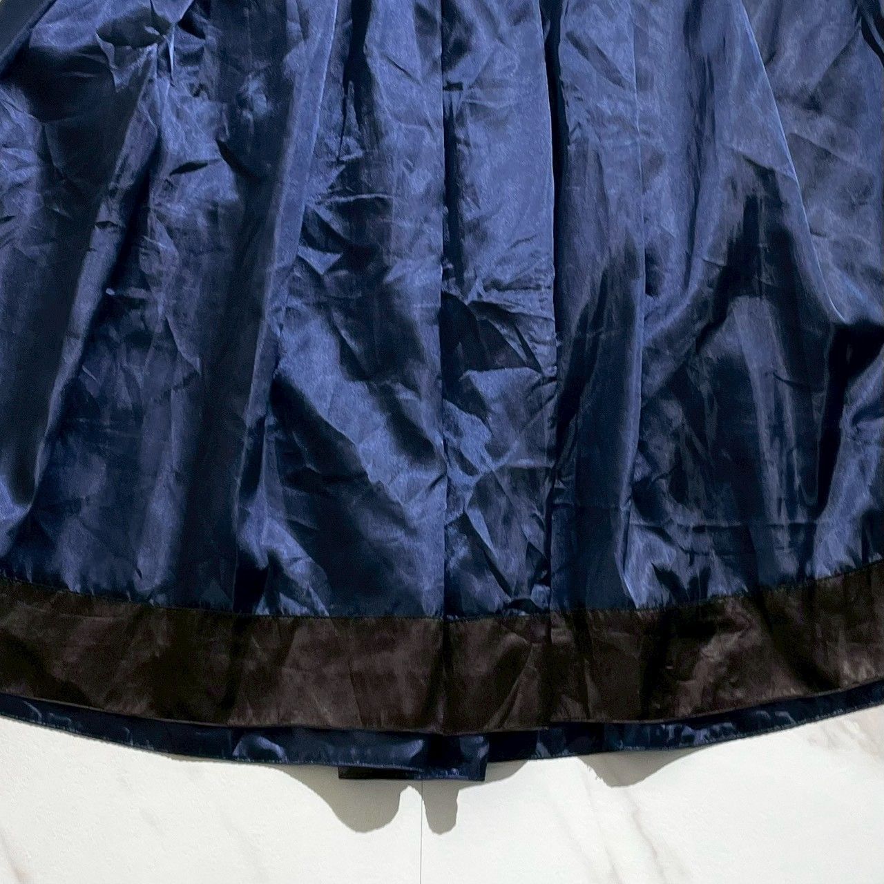 希少　コムデギャルソン　空洞スカート　変形　ウエストゴム　ネイビー　コムコム 希少 コムデギャルソン 空洞スカート 変形 ウエストゴム ネイビー