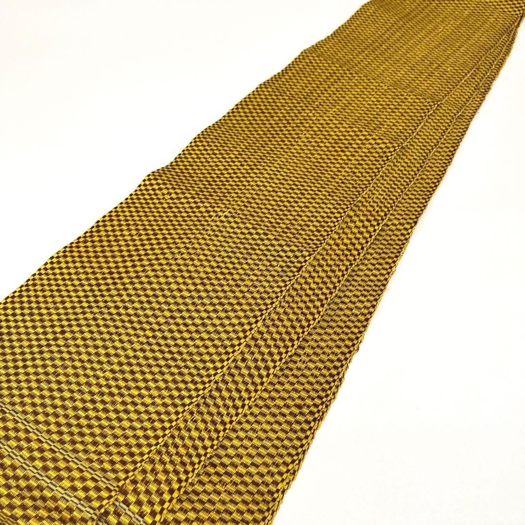 着物と帯 時流】O25378s◇正絹 半幅帯◇本場黄八丈 鳶八丈 美品 - メルカリ