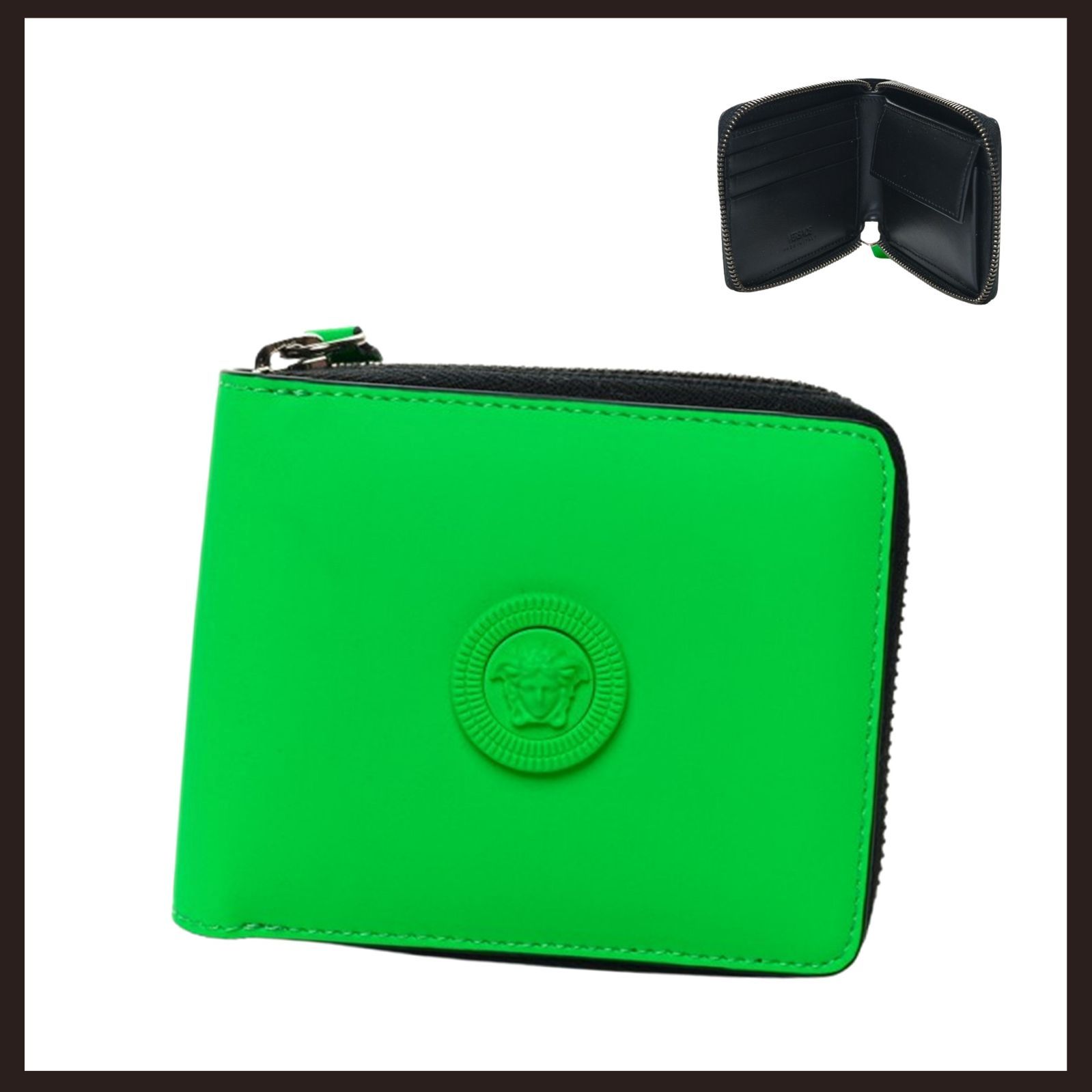 新品 未使用 ヴェルサーチェ ジップアラウンドウォレット 折財布