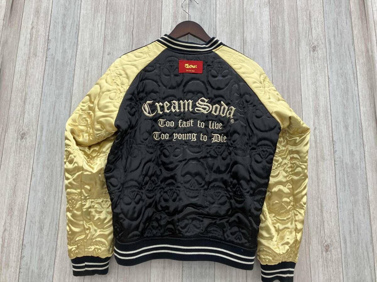 CREAM SODA／クリームソーダ／スカジャン／L／メンズ／リバーシブル