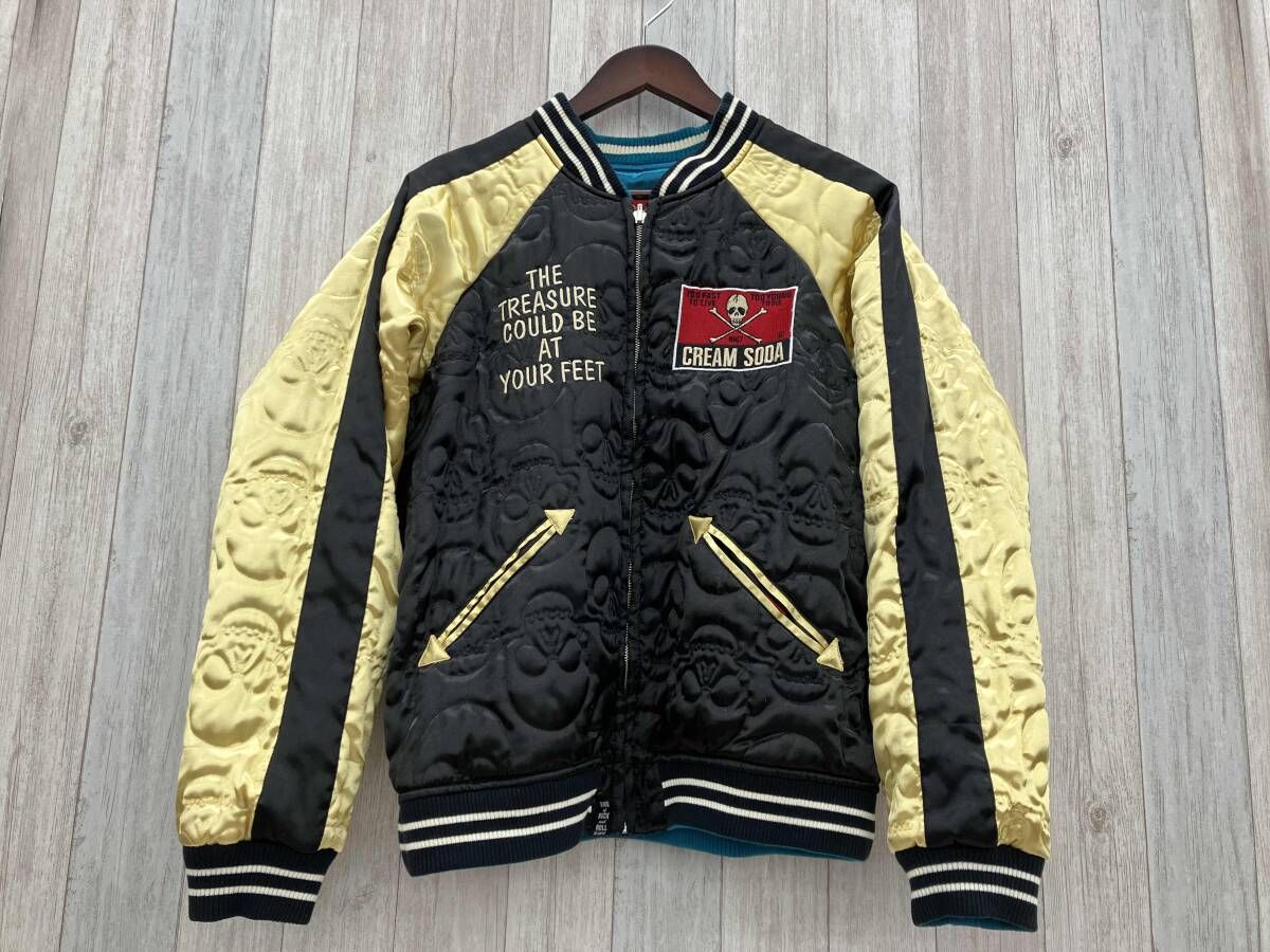 CREAM SODA／クリームソーダ／スカジャン／L／メンズ／リバーシブル